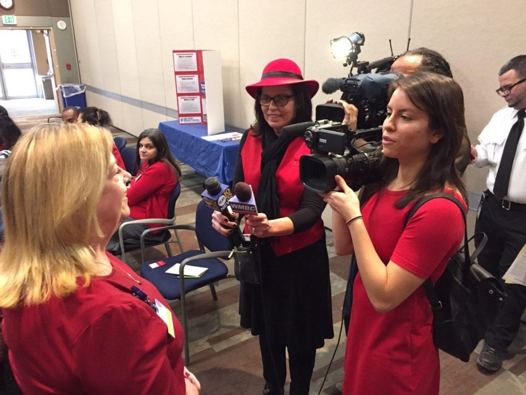 Saint Peter's University Hospital Go Red Day