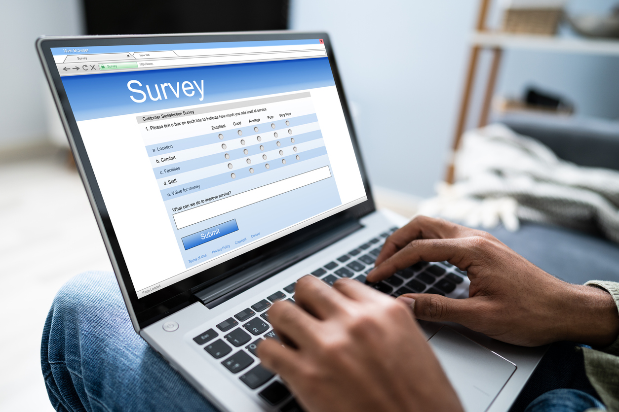 Taking An Online Survey Taking An Online Survey