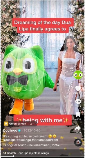 How Duolingo is using its 'unhinged content' with Duo the Owl on